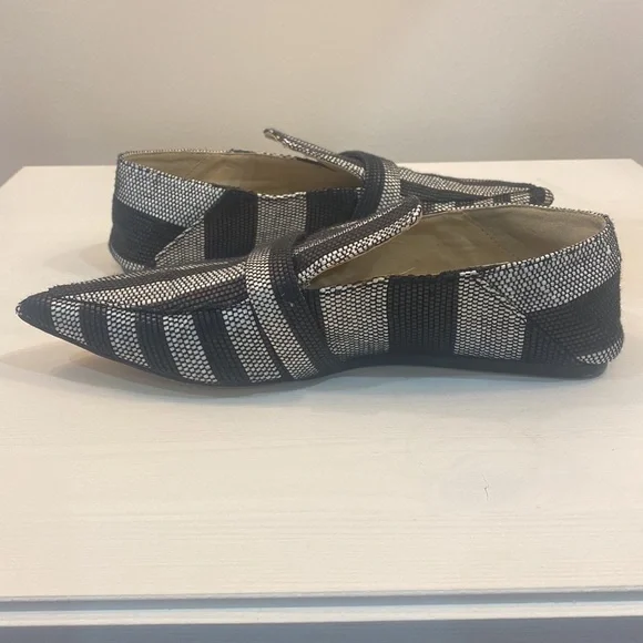 Zara Striped Flats -> Zara Striped flats - Picture 2 of 10